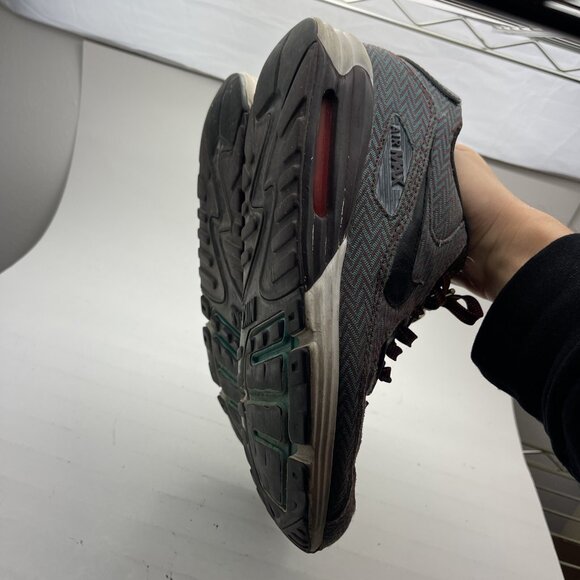 Nike Air Max Lunar90 Suit & Tie 705068-600 Mens 9 Running Sneakers Deep Burgundy - Picture 6 of 11